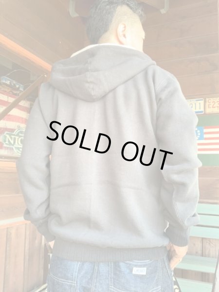 画像8: FULL COUNTフルカウントAFTER HOOD SWEAT SHIRTS MOTHER COTTON BLACK (8)