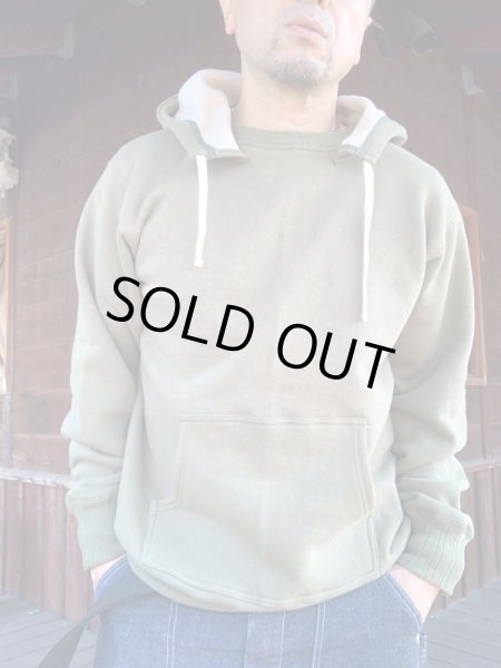 画像7: FULL COUNTフルカウントAFTER HOOD SWEAT SHIRTS MOTHER COTTON OLIVE (7)