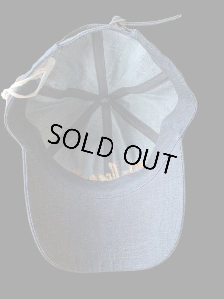 画像2: FULL COUNT フルカウント　6PANEL DENIM F BASEBALL 刺繍 (2)