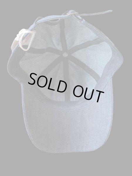 画像2: FULL COUNT フルカウント 6PANEL DENIM F BASEBALL CAP FULLパッチ (2)