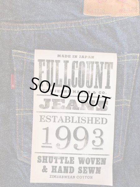 画像4: FULL COUNT フルカウント 旧型ステッチあり 1110W (4)