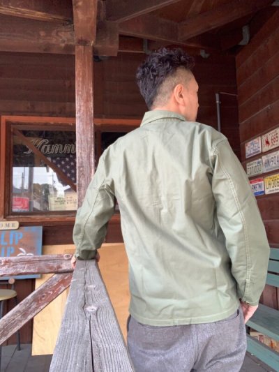 画像3: FULL COUNT フルカウント　US Army Pullover Shirt  OD