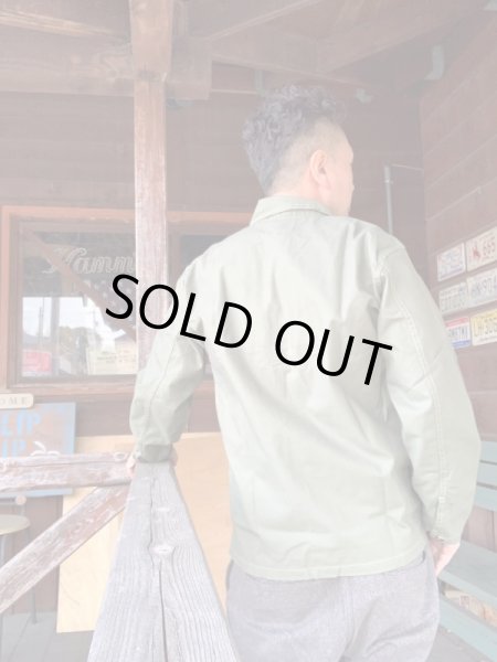 画像8: FULL COUNT フルカウント US Army Pullover Shirt  OD (8)