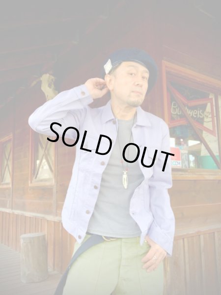 画像8:  FULL COUNT フルカウント Drill Type3 (3rd) Jacket サードタイプカラージャケットStone Blue (8)