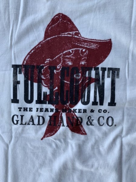 画像2: FULL COUNT(フルカウント)×GLAD HAND (グラッドハンド)PRINT TEE COWGIRL WHITE (2)