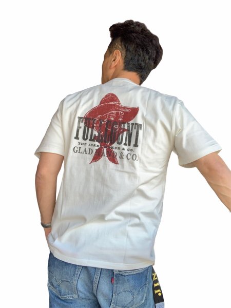 画像6: FULL COUNT(フルカウント)×GLAD HAND (グラッドハンド)PRINT TEE COWGIRL WHITE (6)