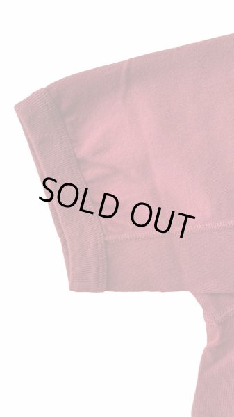 画像4: FULL COUNT(フルカウント）FLAT SEAM HEAVY WEIGHT S/S TEE  DARK RED (4)