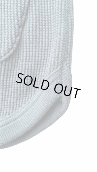 画像4: FULL COUNT(フルカウント)×66別注HEAVY WEIGHT WAFFLE  ワッフルパーカー KHAKI (4)