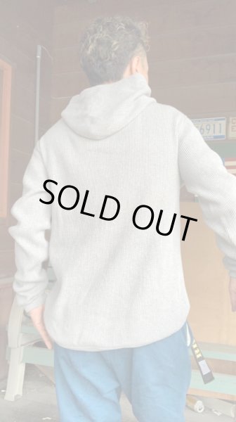 画像8: FULL COUNT(フルカウント)×66別注HEAVY WEIGHT WAFFLE  ワッフルパーカー HEATHER GRAY (8)