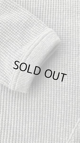 画像4: FULL COUNT(フルカウント)×66別注HEAVY WEIGHT WAFFLE  ワッフルパーカー HEATHER GRAY (4)