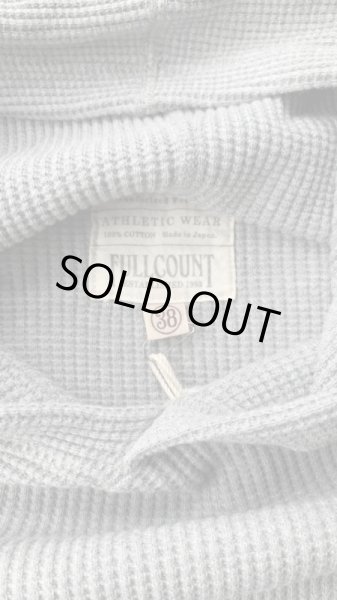 画像3: FULL COUNT(フルカウント)×66別注HEAVY WEIGHT WAFFLE  ワッフルパーカー HEATHER GRAY (3)