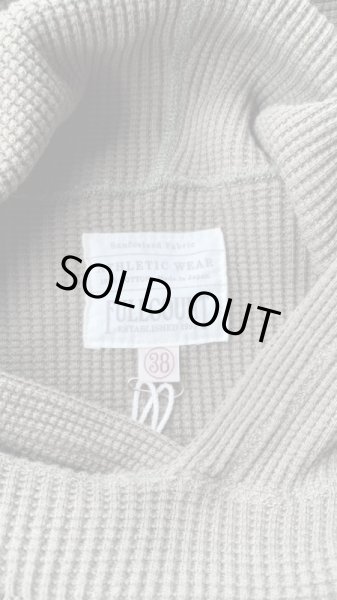 画像3: FULL COUNT(フルカウント)×66別注HEAVY WEIGHT WAFFLE  ワッフルパーカー KHAKI (3)