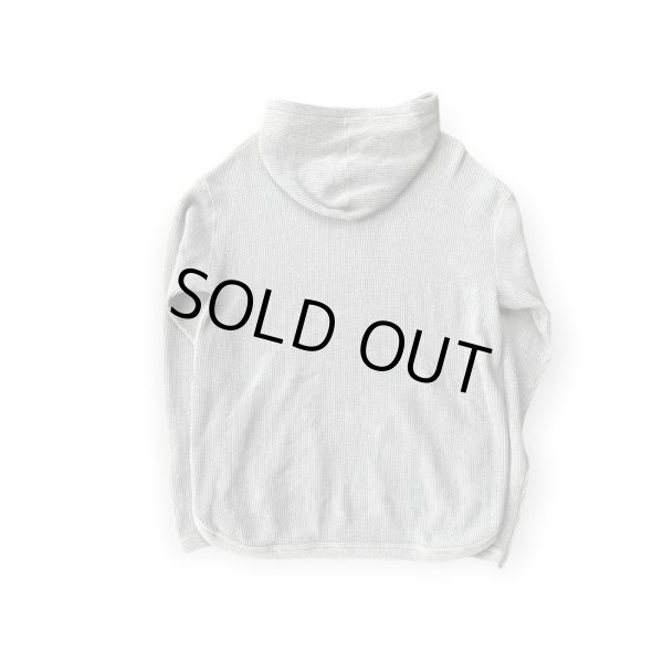 画像2: FULL COUNT(フルカウント)×66別注HEAVY WEIGHT WAFFLE  ワッフルパーカー HEATHER GRAY (2)