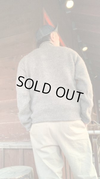 画像7: FULL COUNT フルカウント Old Fisherman Sweater  オールドフィッシャーマンセーター HEATHER BROWN (7)