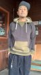 画像6: FULL COUNTフルカウントHOOD SWEAT SHIRTS COTTON 　INC BLACK/OLIVE (6)