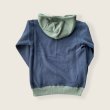 画像2: FULL COUNTフルカウントHOOD SWEAT SHIRTS COTTON 　INC BLACK/OLIVE (2)