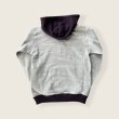 画像2: FULL COUNTフルカウントHOOD SWEAT SHIRTS COTTON 　HEATHER GRAY/NAVY (2)