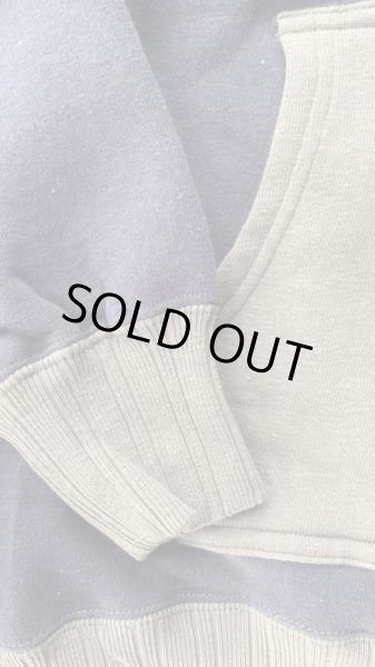 画像4: FULL COUNTフルカウントHOOD SWEAT SHIRTS COTTON  INC BLACK/OLIVE (4)