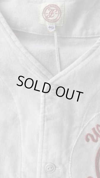 画像4: FULL COUNT(フルカウント)CottonSuedeMemorial BB Shirt  ベースボールシャツ ホワイト (4)