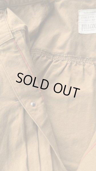 画像4: FULL COUNT フルカウント Canvas Triple Pleated Blouson Brown (4)