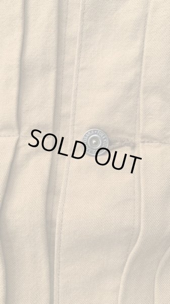 画像5: FULL COUNT フルカウント Canvas Triple Pleated Blouson Brown (5)