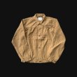 画像1: FULL COUNT フルカウント　Canvas Triple Pleated Blouson Brown (1)