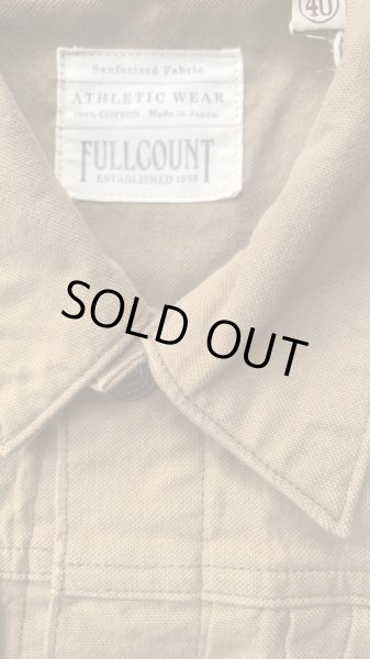 画像3: FULL COUNT フルカウント Canvas Triple Pleated Blouson Brown (3)