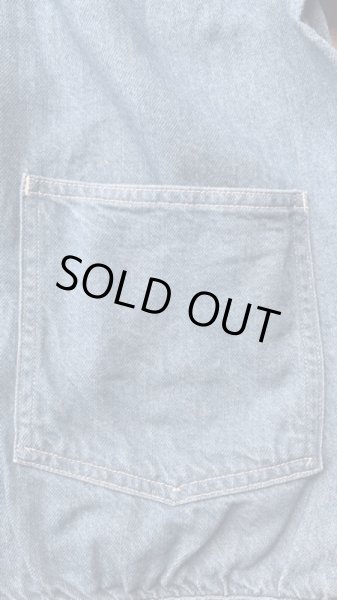 画像4: FULL COUNT フルカウント Linen Denim Triple Pleated Blouson (4)