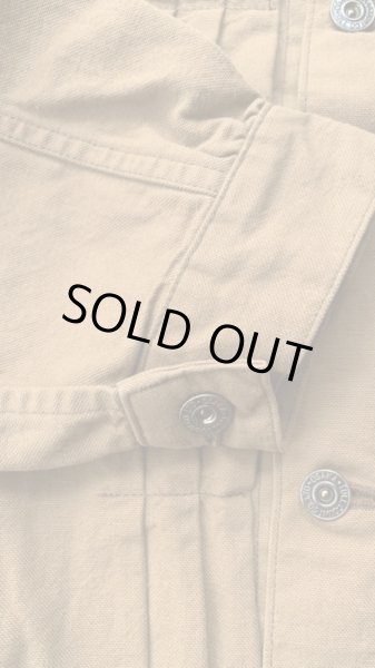 画像7: FULL COUNT フルカウント Canvas Triple Pleated Blouson Brown (7)