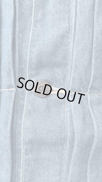 画像3: FULL COUNT フルカウント Linen Denim Triple Pleated Blouson (3)