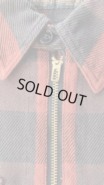 画像3: FULL COUNTフルカウント HalfZip Pullover CrassicCHECK NEL SHIRTS  (3)
