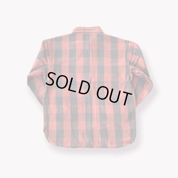 画像2: FULL COUNTフルカウント HalfZip Pullover CrassicCHECK NEL SHIRTS  (2)