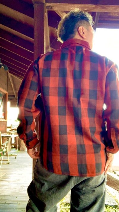 画像3: FULL COUNTフルカウント　HalfZip Pullover CrassicCHECK NEL SHIRTS 