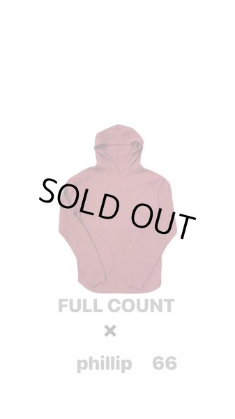 画像4: FULL COUNT(フルカウント)×66別注HEAVY WEIGHT WAFFLE  ワッフルパーカー BURGUNDY (4)