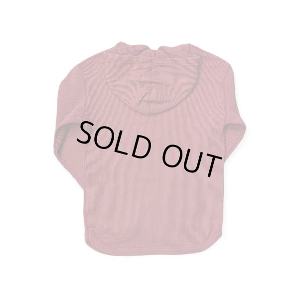 画像2: FULL COUNT(フルカウント)×66別注HEAVY WEIGHT WAFFLE  ワッフルパーカー BURGUNDY (2)