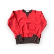 画像1: FULL COUNT 　両VTwo ToneCrewNeckSweatshirt　フルカウントスウェット RED (1)