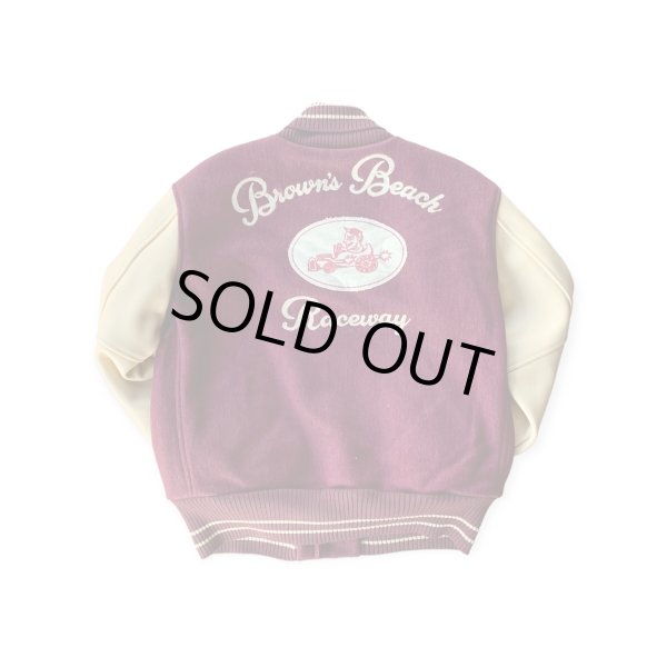 画像2: BROWN'S BEACH ブラウンズビーチ Varsity Jacket (30th Anniversary) スタジャン (2)