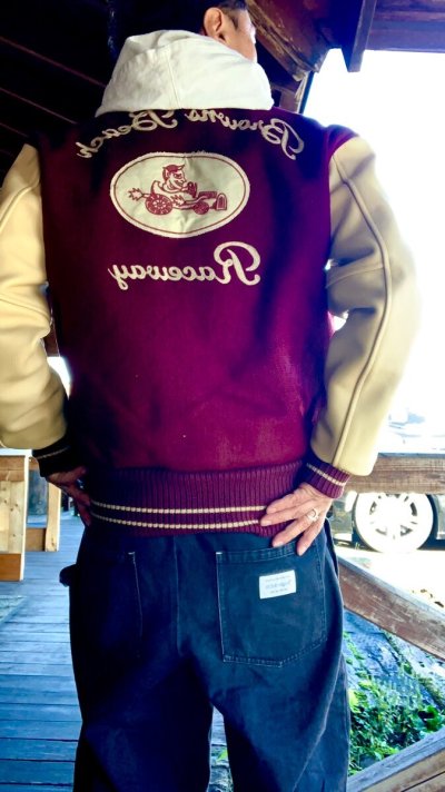 画像3: BROWN'S BEACH　ブラウンズビーチ Varsity Jacket (30th Anniversary) スタジャン