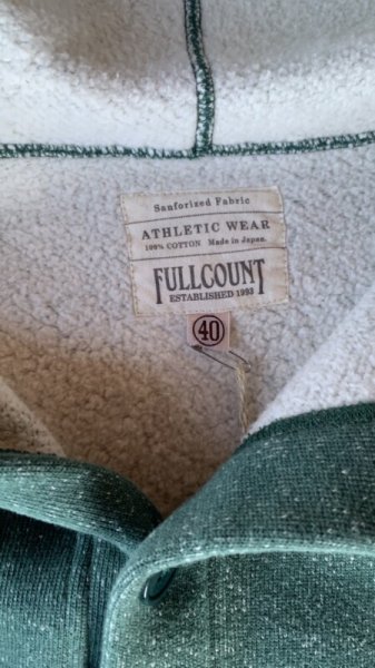 画像4: FULL COUNT(フルカウント)HOODED SWEAT CARDIGAN (4)