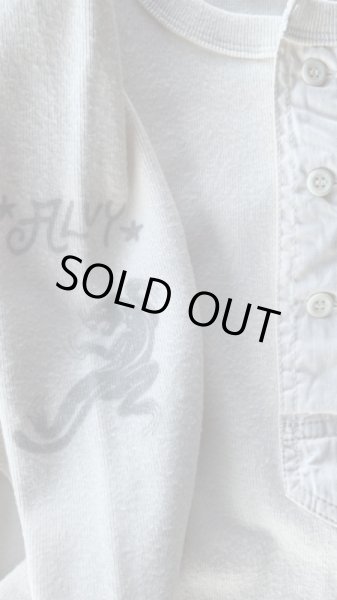 画像6: FULL COUNT(フルカウント）OrganicRibHenleyNeck（３０周年記念モデル）Liam Alvy Tatoo Design (6)