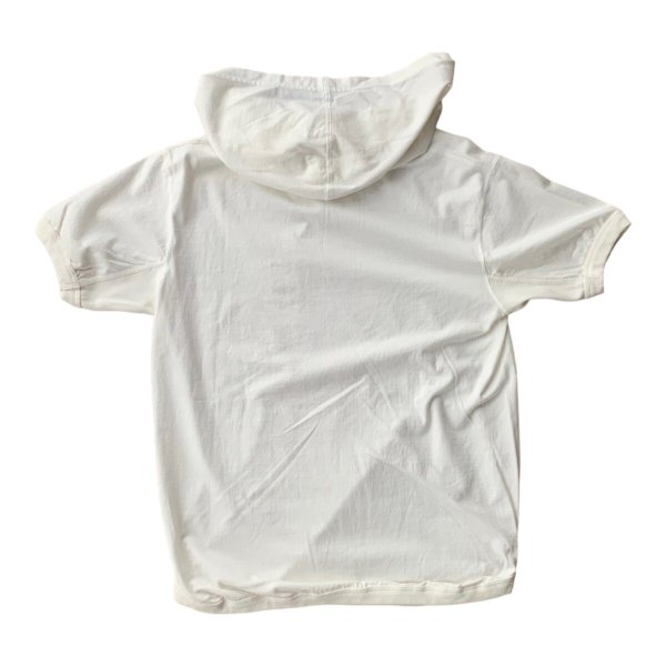 画像2: FULL COUNT(フルカウント)FLAT SEAM HEAVY WEIGHT S/S フードTEE  WHITE (2)