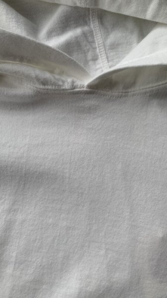 画像4: FULL COUNT(フルカウント)FLAT SEAM HEAVY WEIGHT S/S フードTEE  WHITE (4)