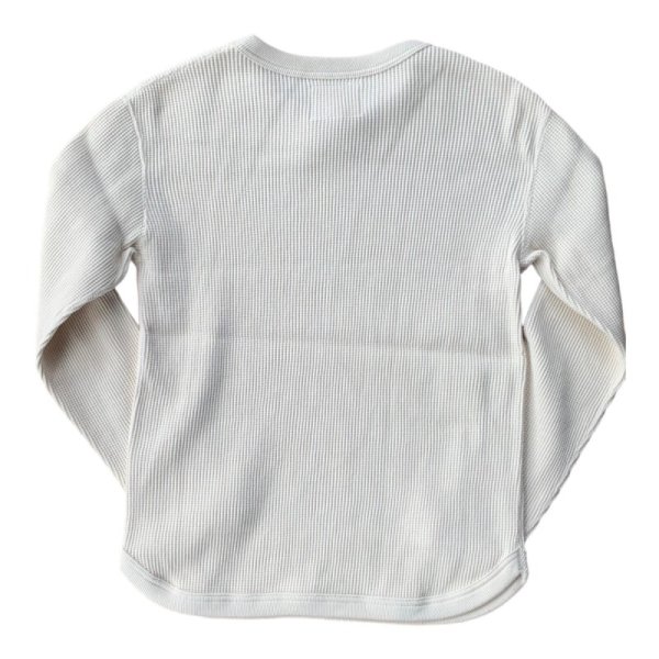 画像2: FULL COUNT(フルカウント)HEAVY WEIGHT WAFFLE  ワッフル ECRU (2)