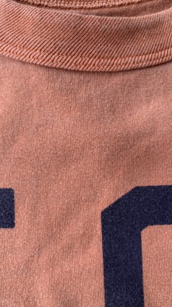 画像4: FULL COUNT(フルカウント)FLAT SEAM HEAVY WEIGHT S/S TEE ナンバリング BROWN (4)