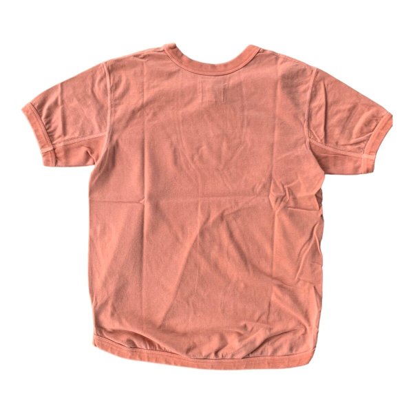 画像2: FULL COUNT(フルカウント)FLAT SEAM HEAVY WEIGHT S/S TEE ナンバリング BROWN (2)