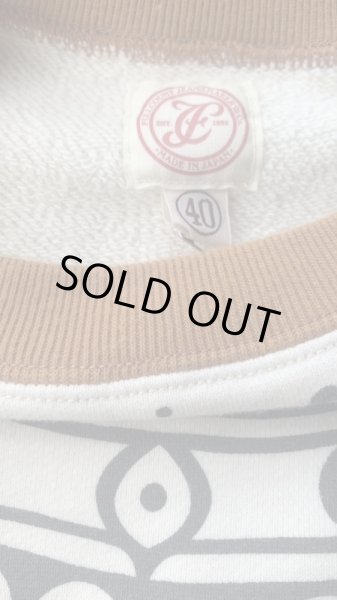 画像5: FULL COUNT  Tribal Pattern Sweatshirtsフルカウント　トライバルスウェット  Camel (5)