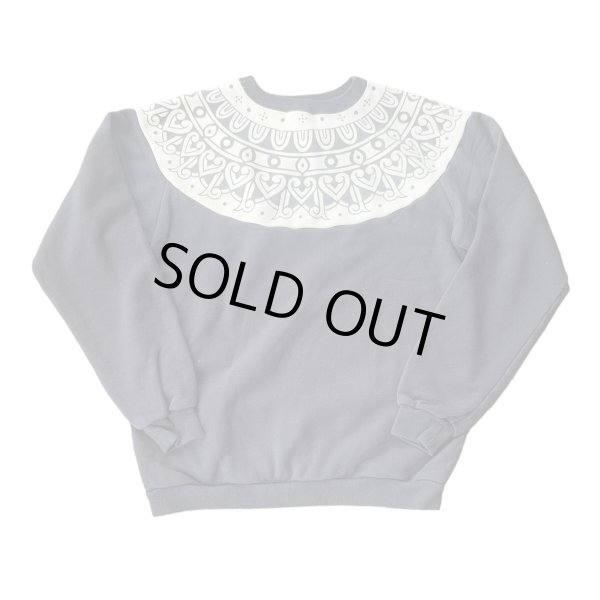 画像1: FULL COUNT  Tribal Pattern Sweatshirtsフルカウント　トライバルスウェット  IncBlack (1)