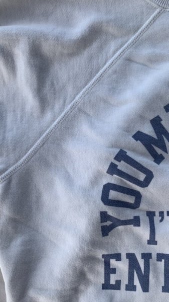 画像4: FULL COUNT  RaglanSleeve CollegeSweatshirt YOU MIGHT THINKフルカウントスウェット Off White (4)