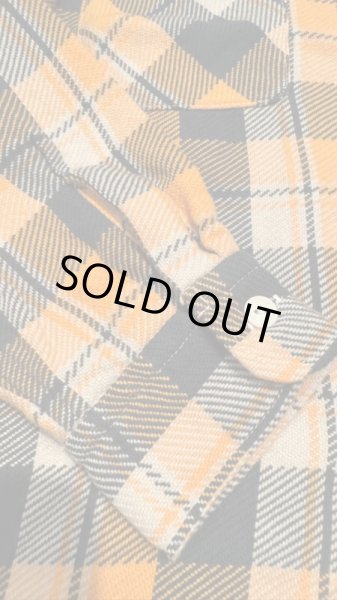 画像6: FULL COUNTフルカウント ORIGINAL COTTON CHECK FLANNEL OPEN COLLAR SHIRTS  (6)