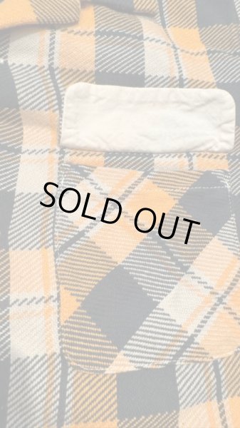 画像7: FULL COUNTフルカウント ORIGINAL COTTON CHECK FLANNEL OPEN COLLAR SHIRTS  (7)